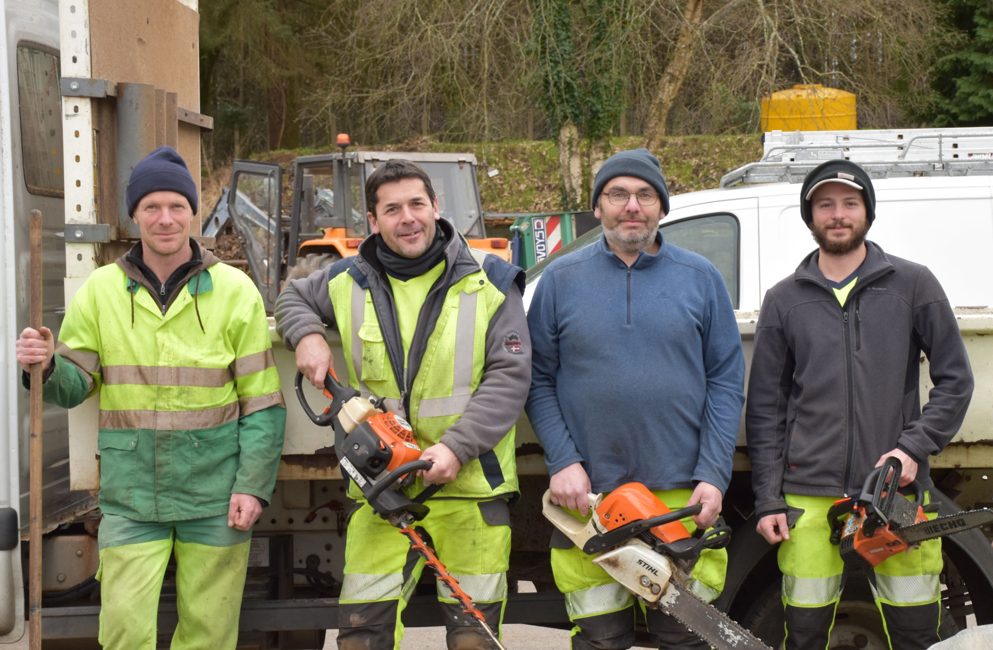 Photo du personnel du service technique